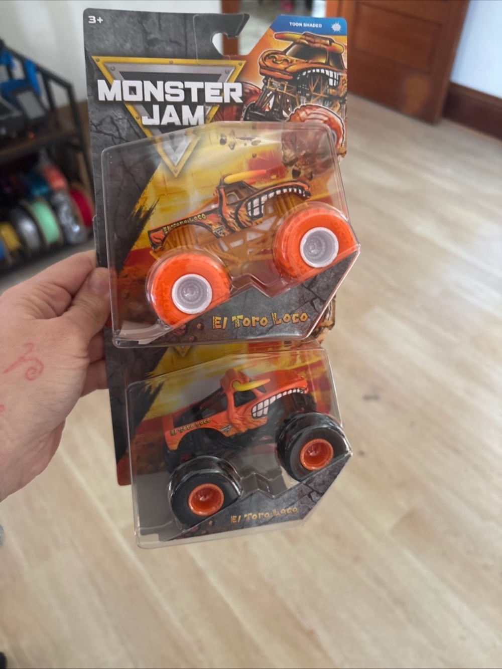 Monster Jam El Toro Loco Truck 1:64 Diecast Lot Toon Shaded & Classic Sealed New